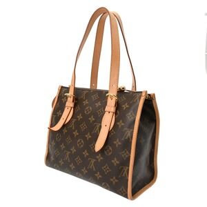 Louis Vuitton Brown Handbag Canvas Monogram Popincourt